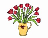Jarro de tulipa