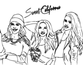 Desenho de Alba Rocio i Sonia de Sweet California para colorear