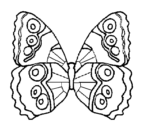 Desenho de Borboleta 1a para Colorir