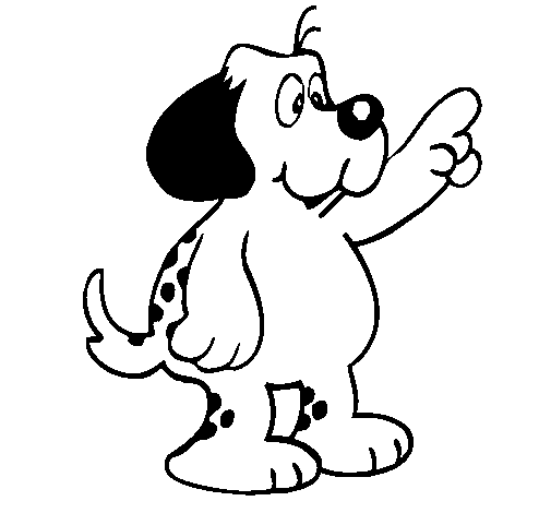 Desenho de Cão 10 para Colorir