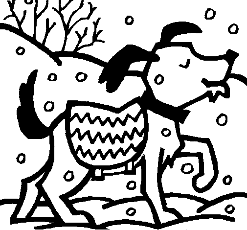 Desenho de Cão 11 para Colorir