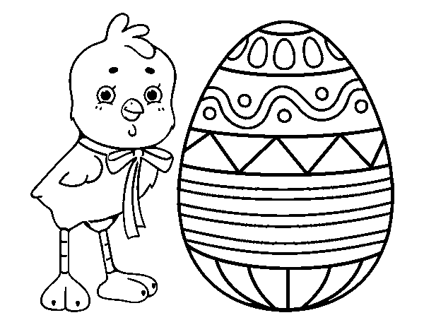 Desenho de Desenho de Páscoa para Colorir