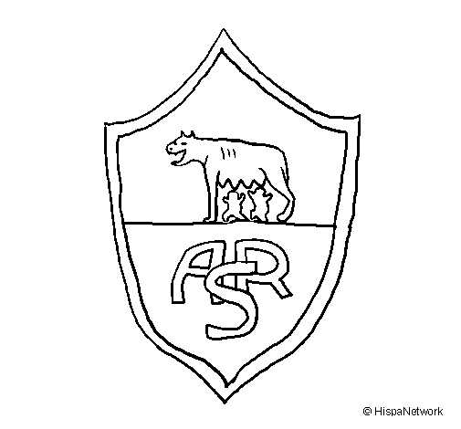 Desenho de Escudo romano para Colorir
