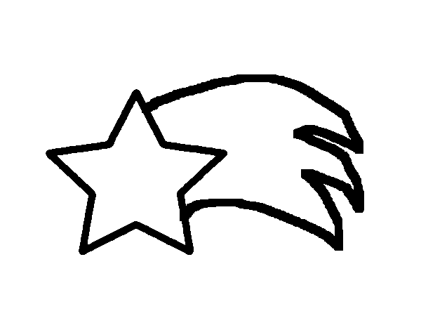 Desenho de Estrela de Belém para Colorir