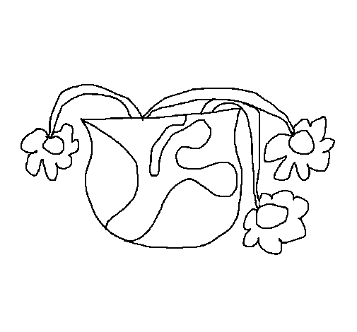 Desenho de Flores 5 para Colorir