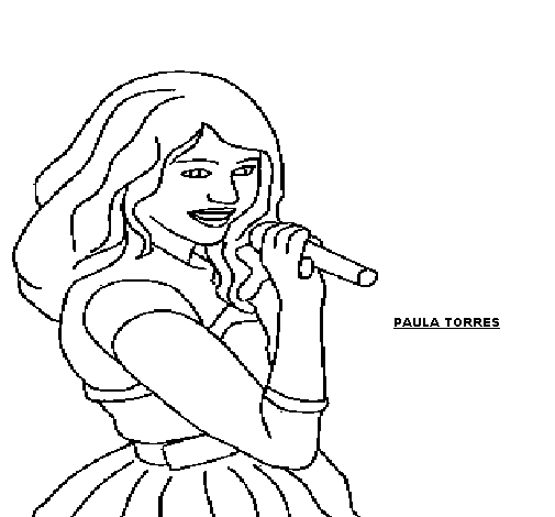 Desenho de Hanna para Colorir