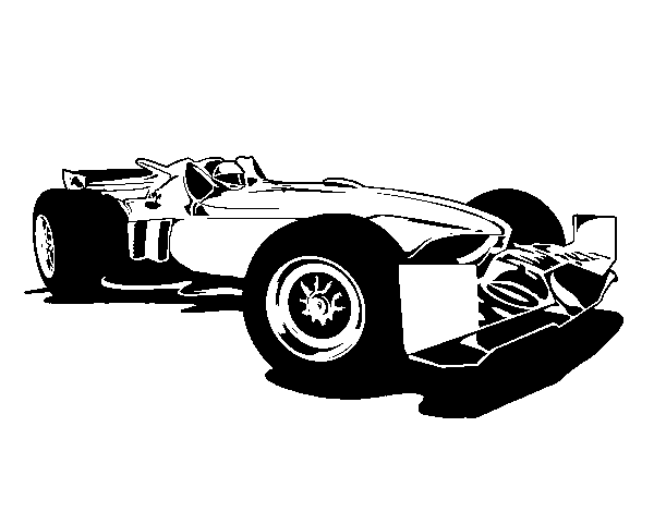 Desenho de Hot Wheels Tyrrell P34 para Colorir