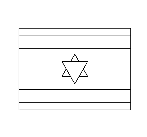 Desenho de Israel para Colorir