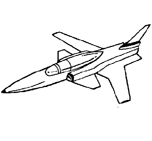 Desenho de Jet para Colorir