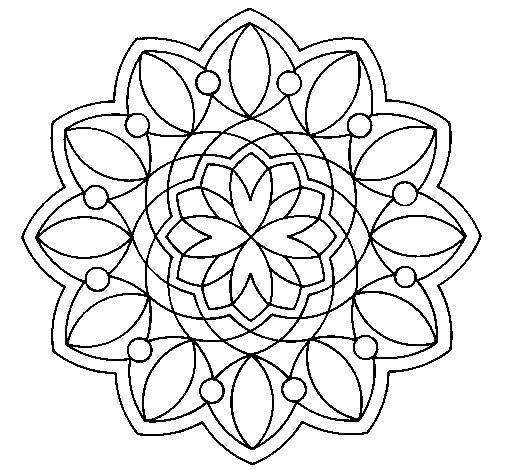 Desenho de Mandala 20 para Colorir