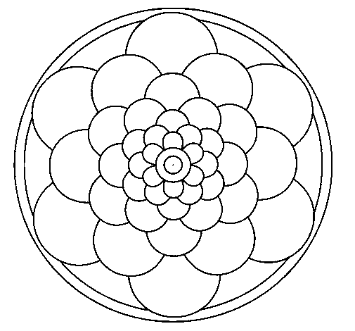Desenho de Mandala 22 para Colorir