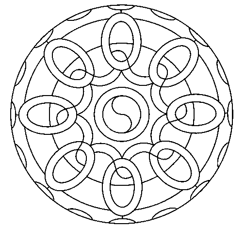 Desenho de Mandala 26 para Colorir