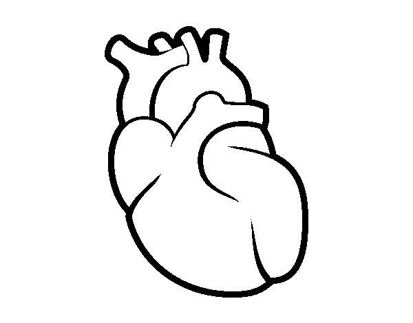 Desenho de O coração para Colorir