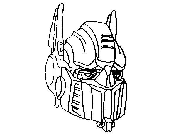Desenho de Optimus prime para Colorir