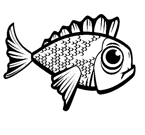 Desenho de Peixe 2 para Colorir