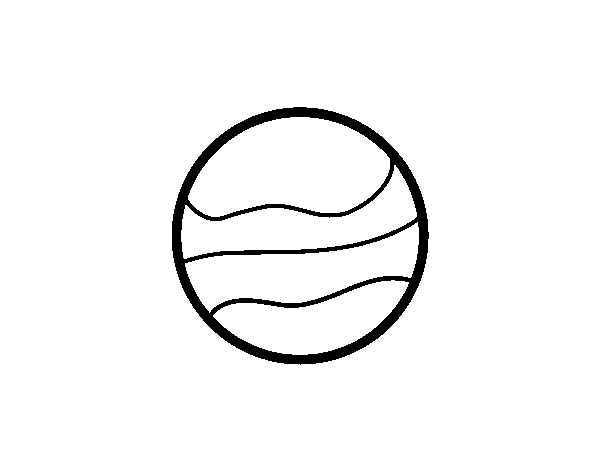 Desenho de Planeta Netuno para Colorir