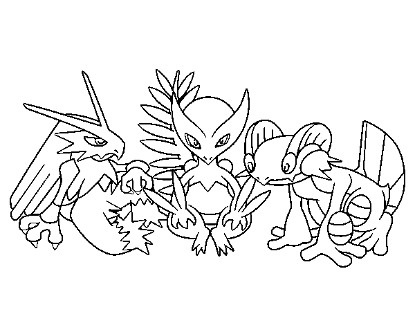 Desenho de Pokemons para Colorir