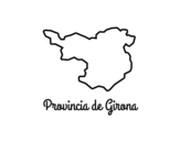 Desenho de Província Girona para colorear