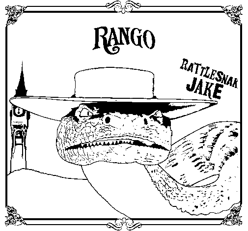 Desenho de Rattlesmar Jake para Colorir