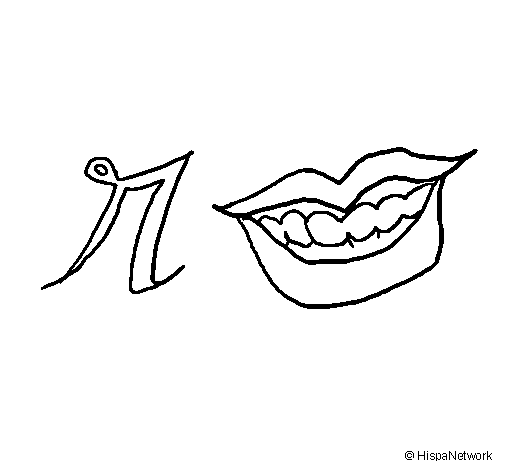 Desenho de Risos para Colorir