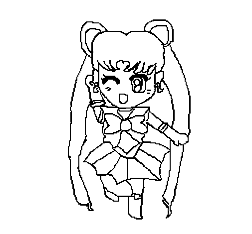 Desenho de Sailor Moon para Colorir