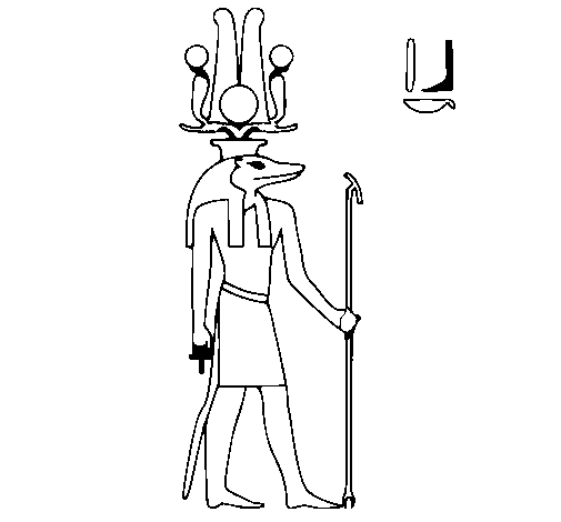 Desenho de Sobek para Colorir