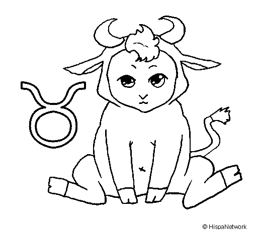 Desenho de Taurus para Colorir
