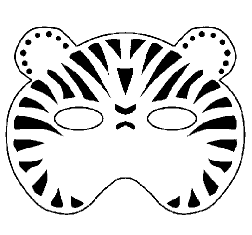 Desenho de Tigre para Colorir