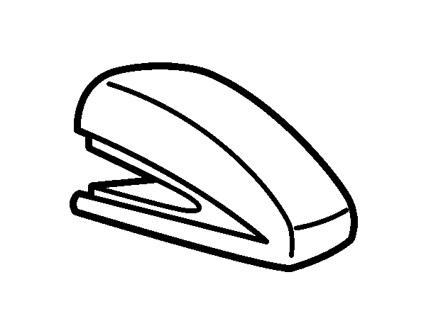 Desenho de Um agrafador para Colorir