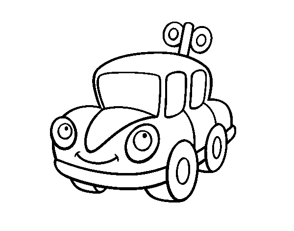 Desenho de Um carro de brinquedo para Colorir