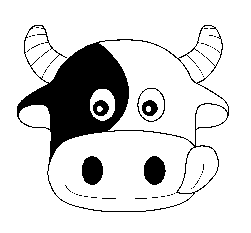 Desenho de Vaca 6 para Colorir