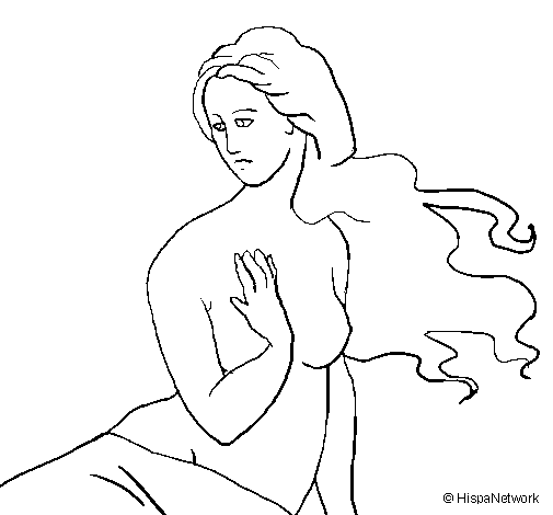 Desenho de Venus para Colorir
