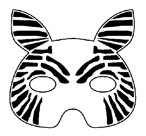 Desenho de Zebra para Colorir