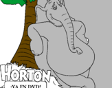 Desenho Horton pintado por bruno