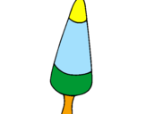 Desenho Gelado cone pintado por guilherme a. l. nery