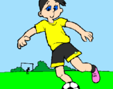 Desenho Jogar futebol pintado por GUILUERME