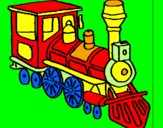 Desenho Comboio pintado por IZAN.5 2 