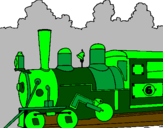 Desenho Locomotiva  pintado por LUIZ  DANIEL 