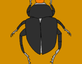 Desenho Escaravelho pintado por fran o 8