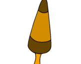 Desenho Gelado cone pintado por kauankaaa