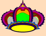 Desenho Corona pintado por mauricio