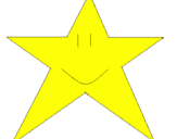 Desenho Estrela pintado por GABRYELLE