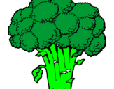 Desenho Brócolos pintado por Brocolis