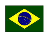 Desenho Brasil pintado por Bandeira Brazil