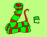 Desenho Serpente pintado por gabriel ...