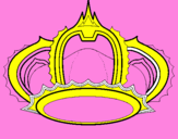 Desenho Corona pintado por teresa
