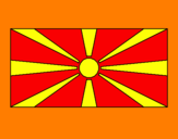 Desenho República da Macedónia pintado por Otto