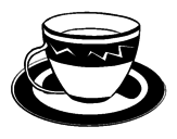 Desenho Taça de café pintado por mariana