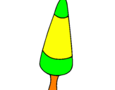 Desenho Gelado cone pintado por johni makarroni