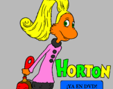 Desenho Horton - Sally O'Maley pintado por danillo